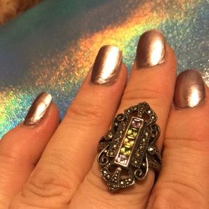 💋🍹HOST PICK💃Vintage Multi Color Marquisette